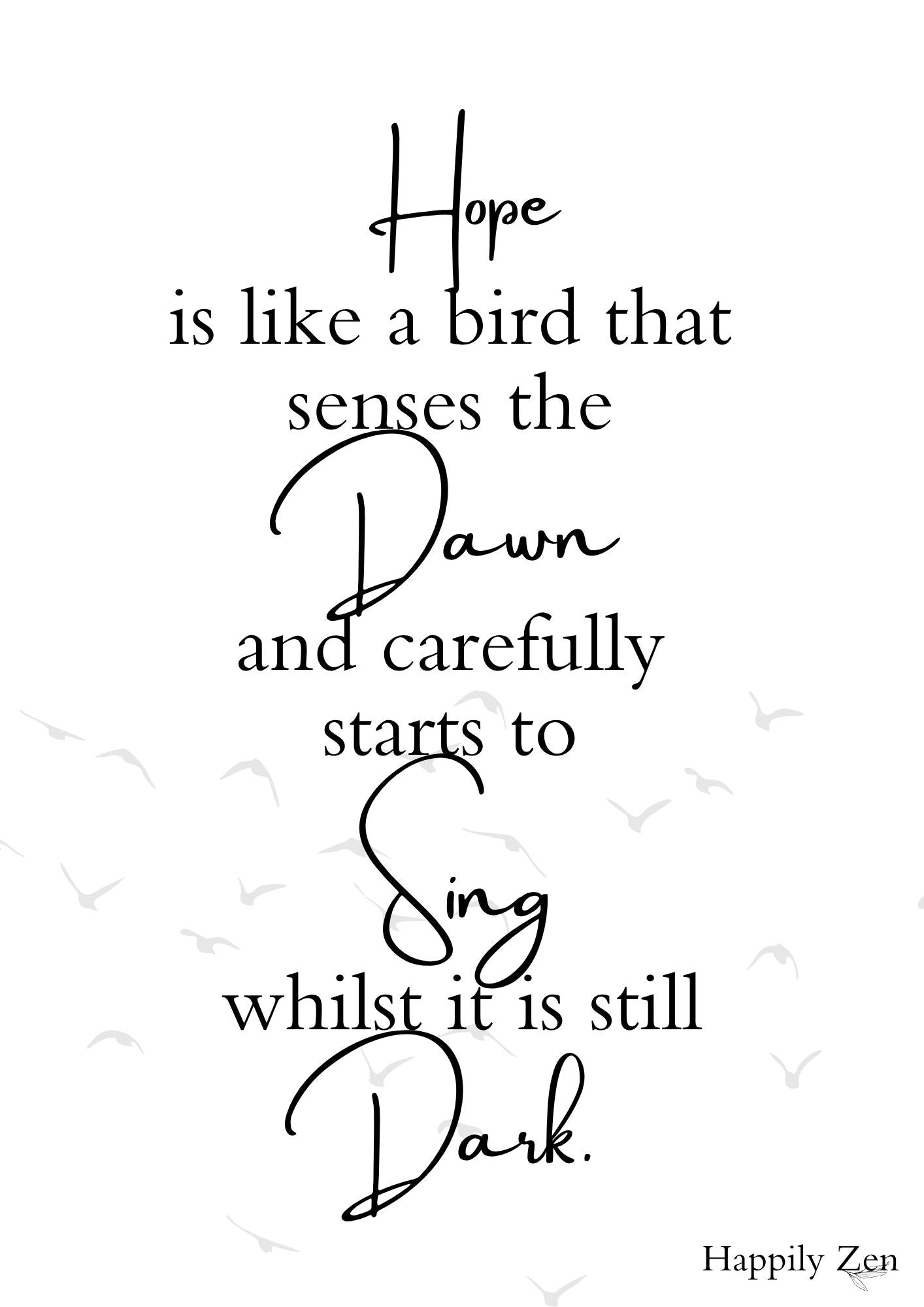 Hope is like...Digital Download-Happily Zen