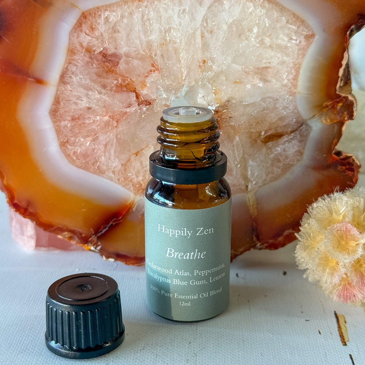 Breathe Essential Oil Blend (12ml)-Happily Zen