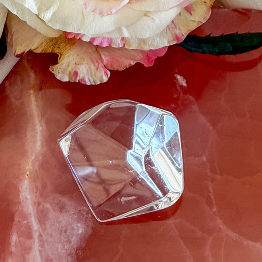 Clear Quartz Freeform #1078-Happily Zen