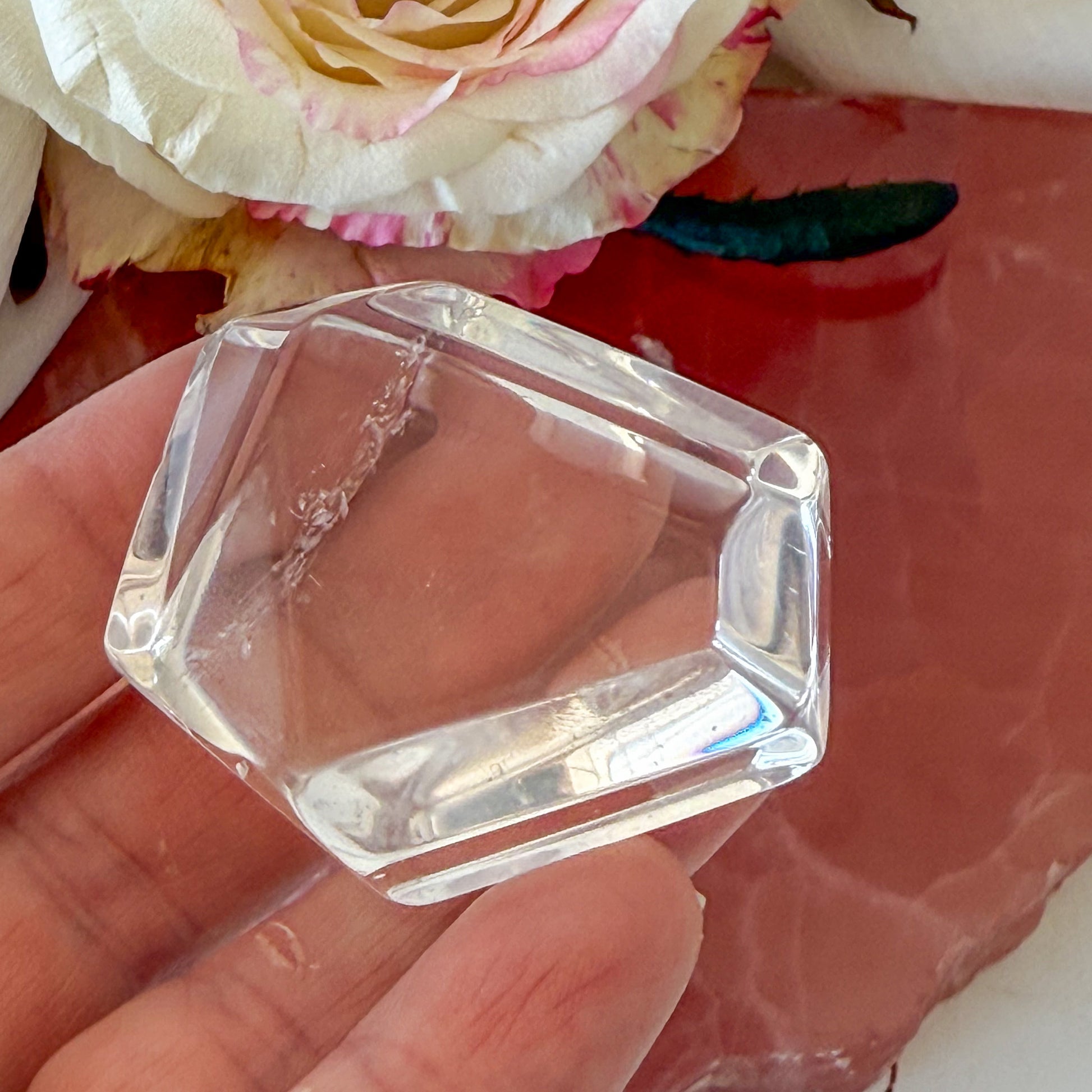 Clear Quartz Freeform #1079-Happily Zen