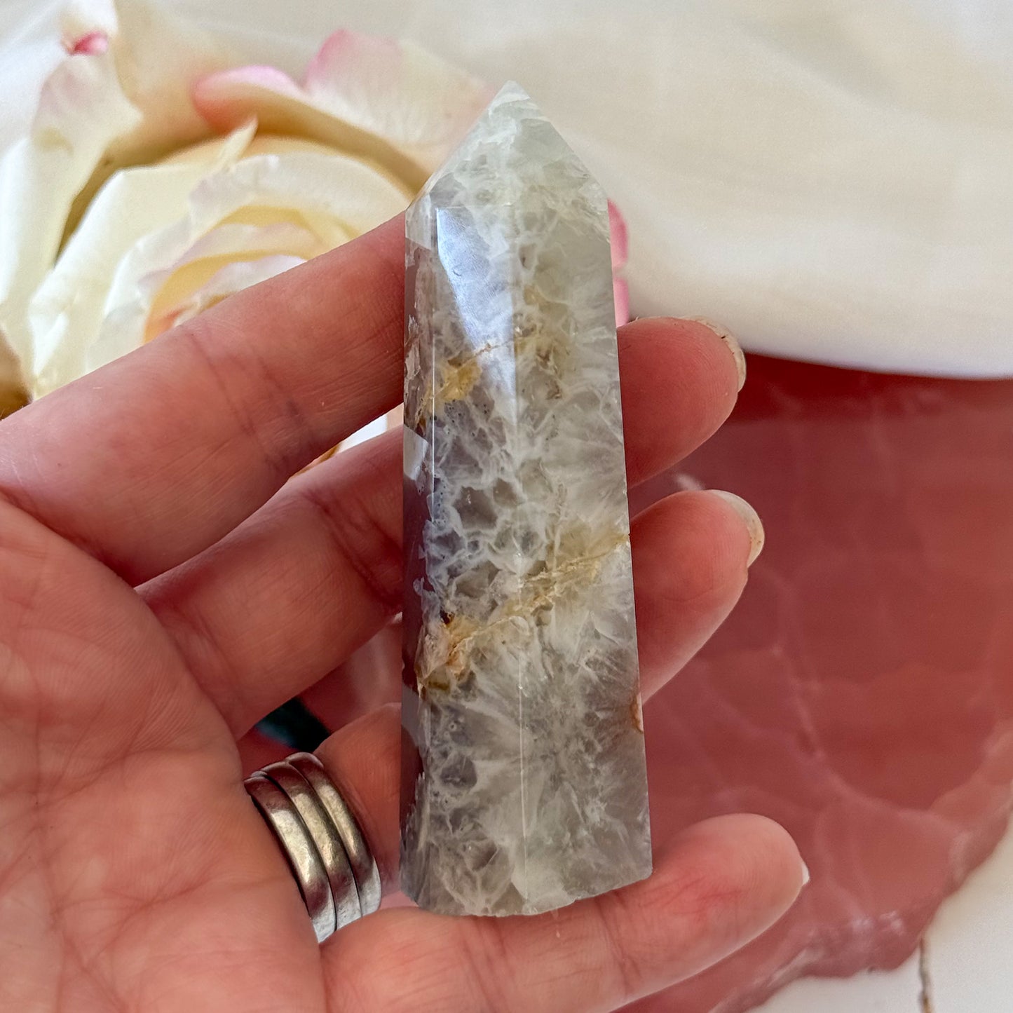 Pink Amethyst Tower #1202-Happily Zen