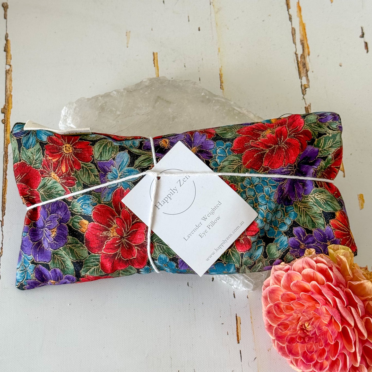 Aromatherapy Weighted Eye Pillow #1028-Happily Zen