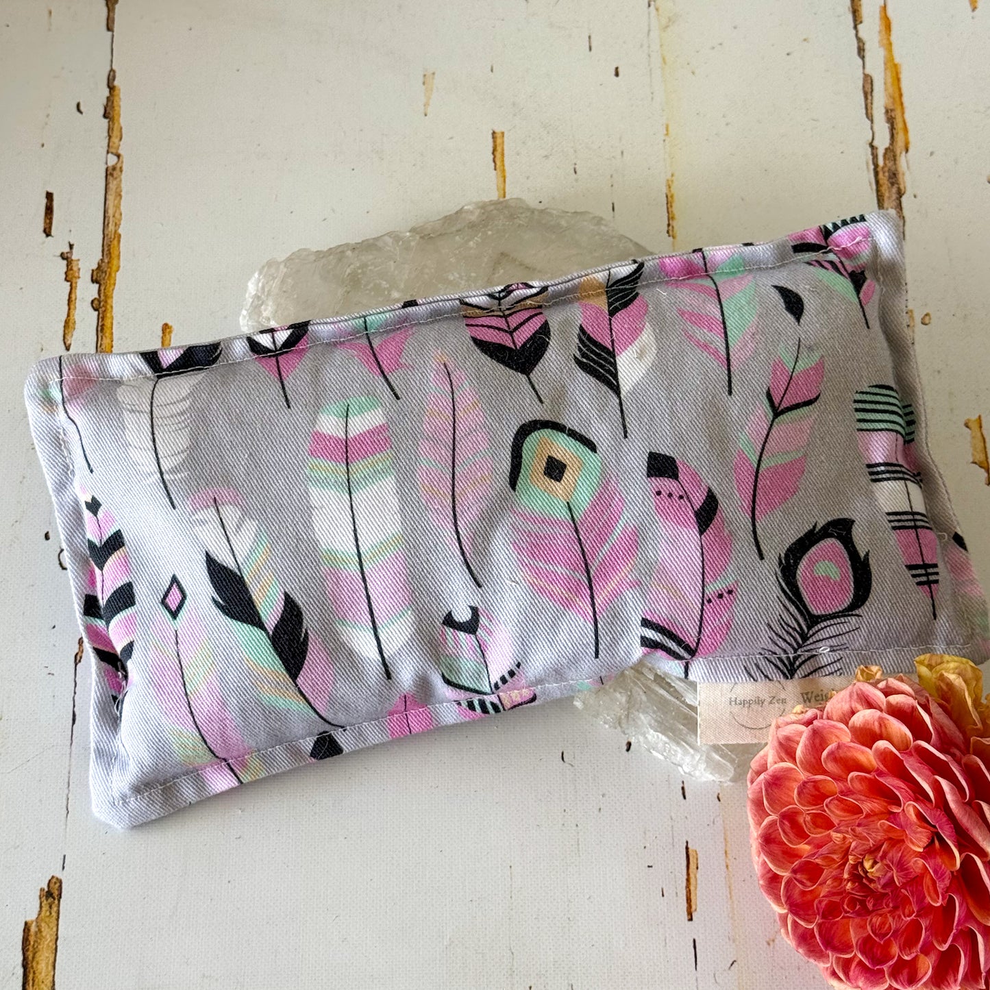 Aromatherapy Weighted Eye Pillow #1029-Happily Zen