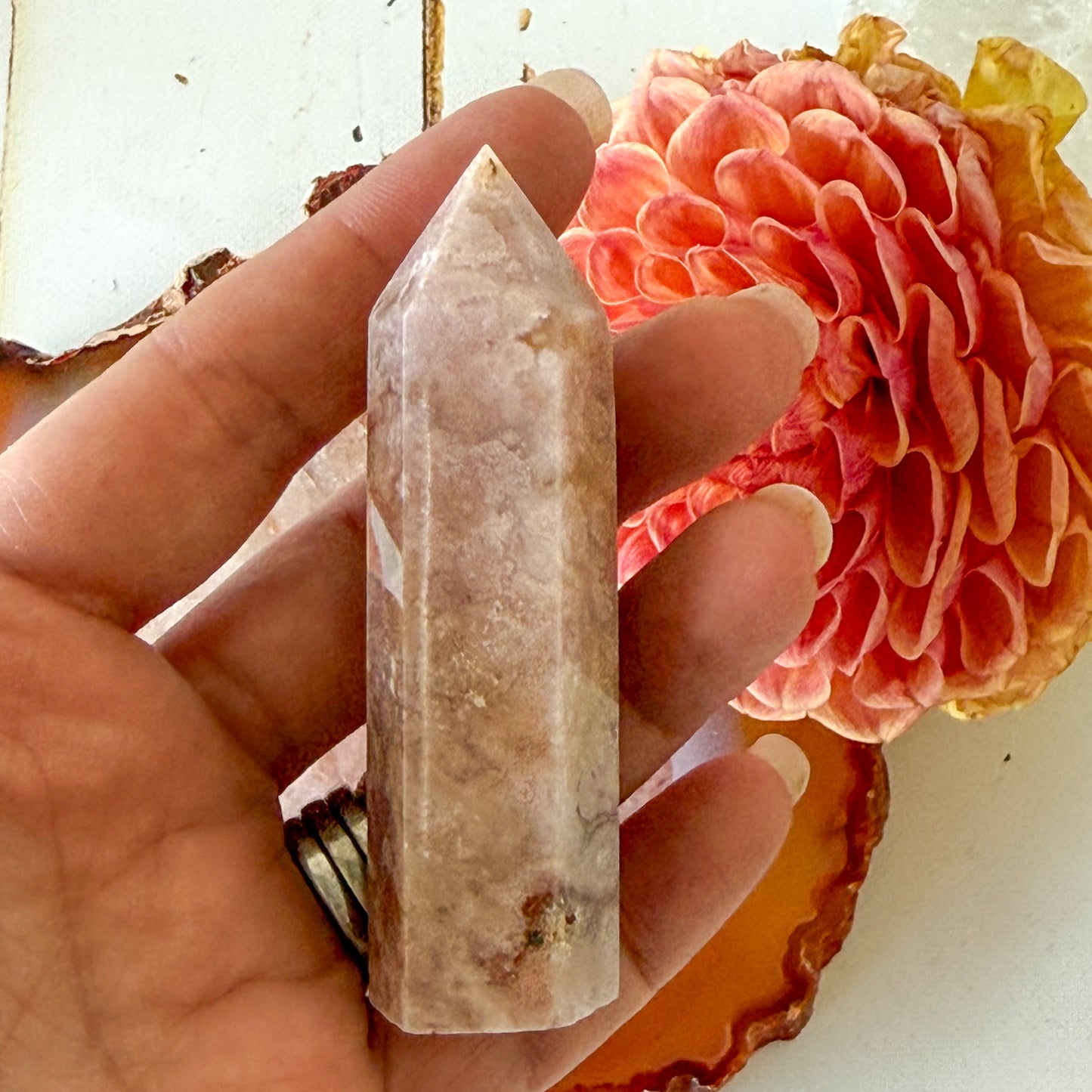 Flower Agate Tower #1111