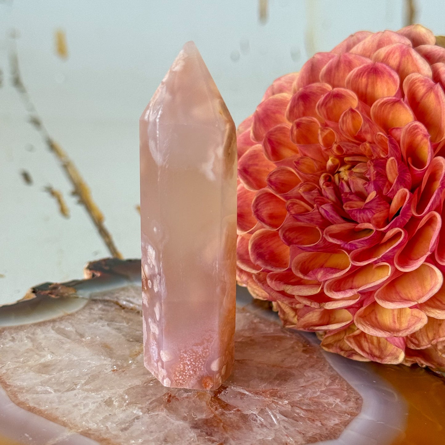 Flower Agate Tower #1112