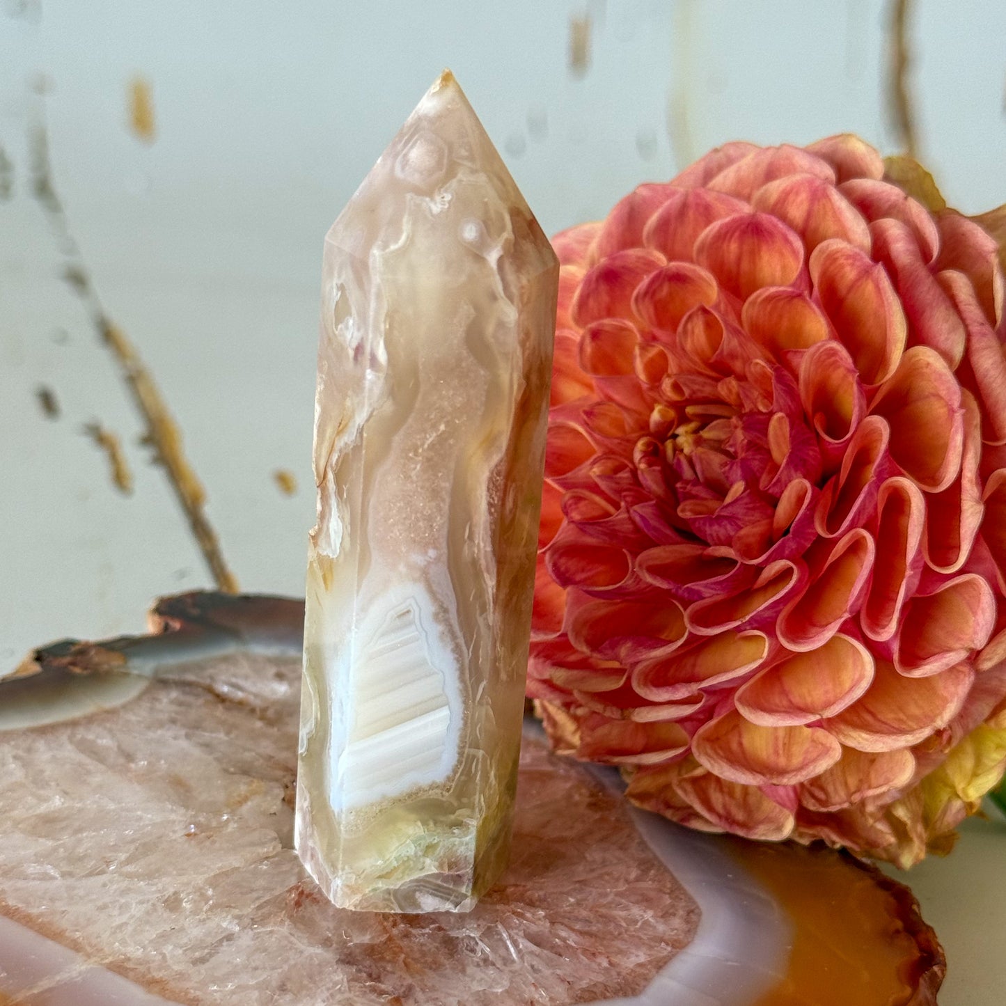Flower Agate Tower #1113