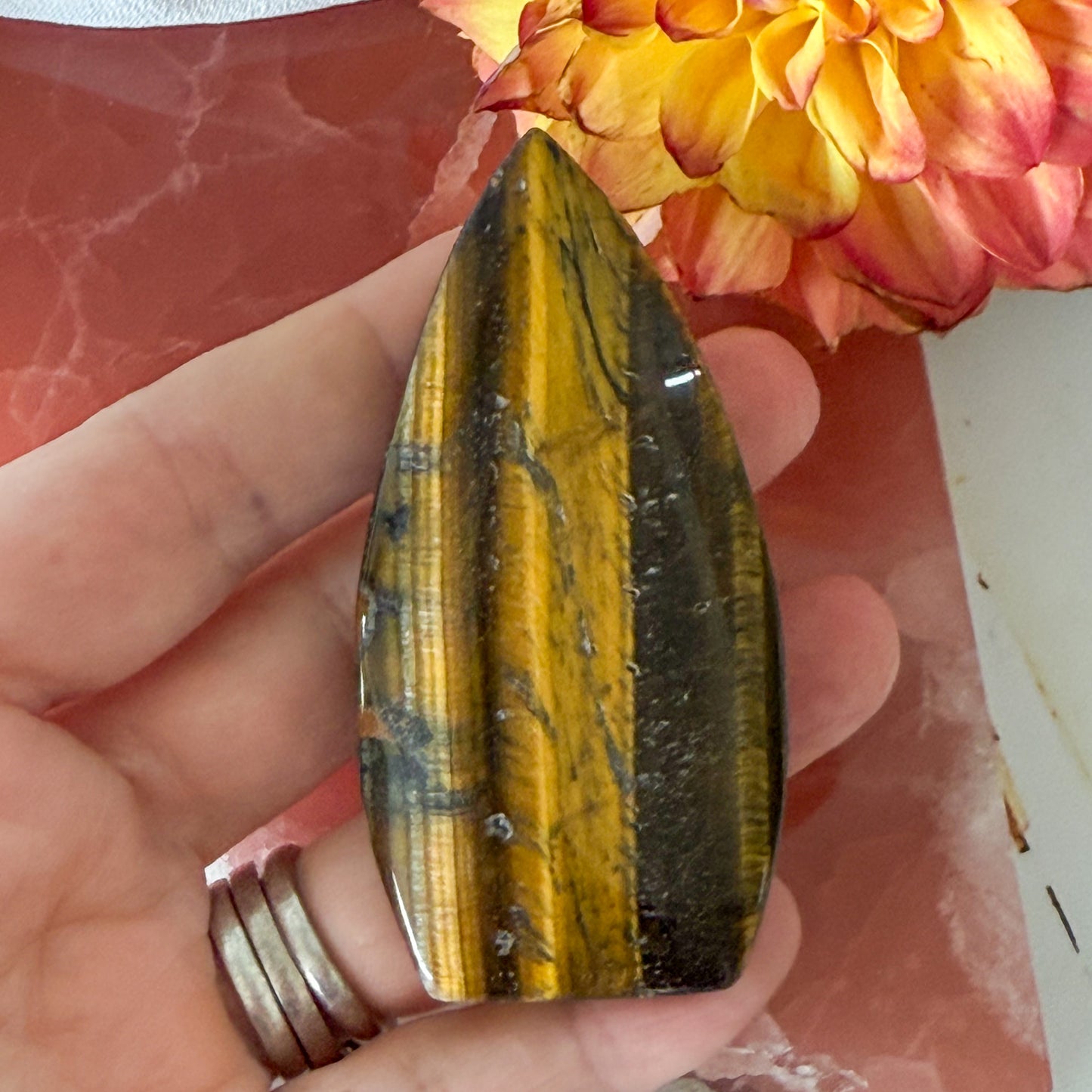 Tigers Eye Flame #1238-Happily Zen