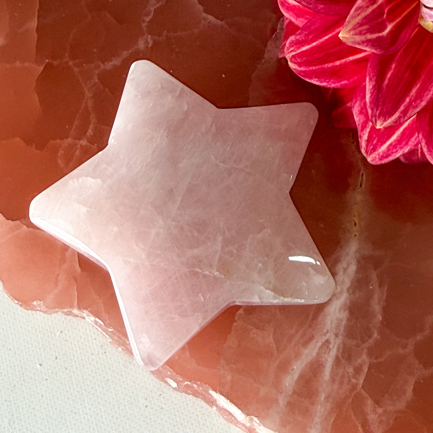 Rose Quartz Star #1120