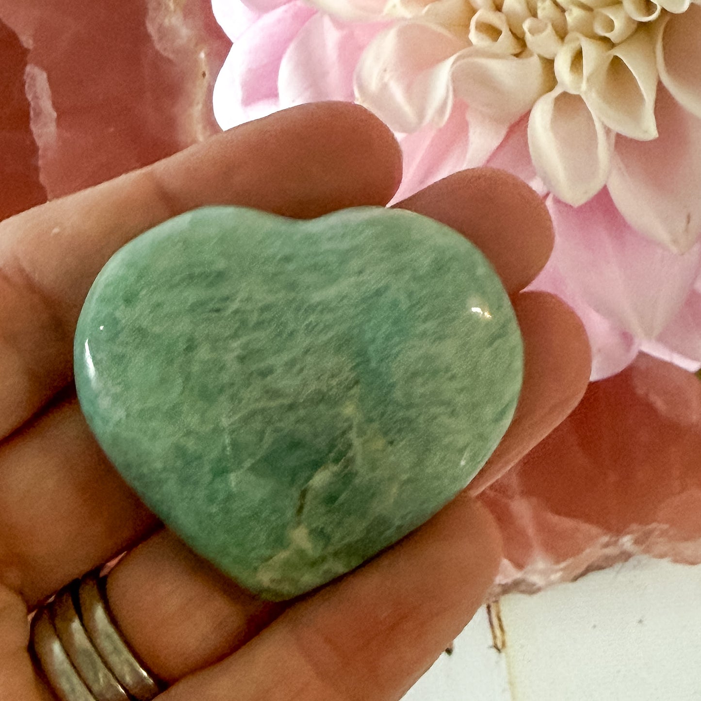 Amazonite Heart #1364