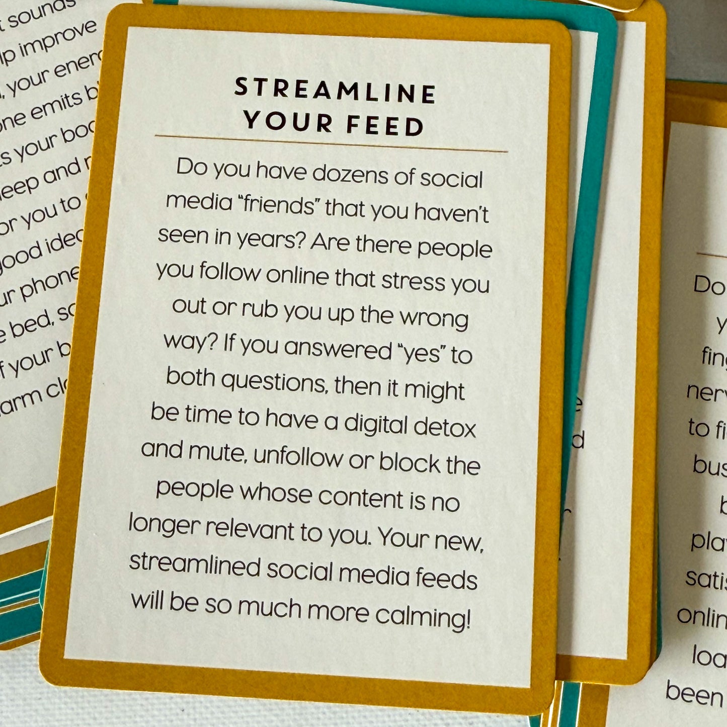 Stress Less Cards by Hannah Bowstead #1130