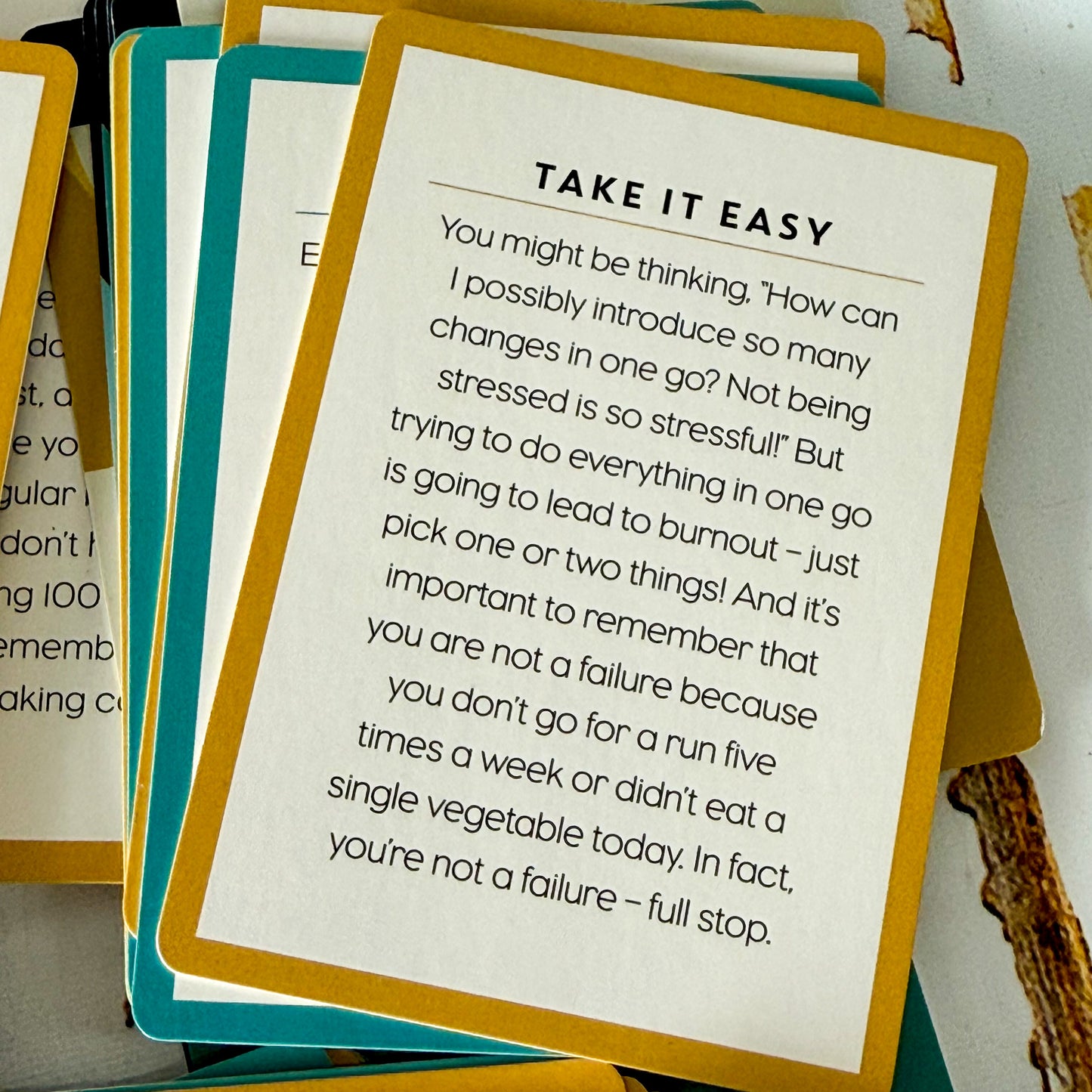 Stress Less Cards by Hannah Bowstead #1130