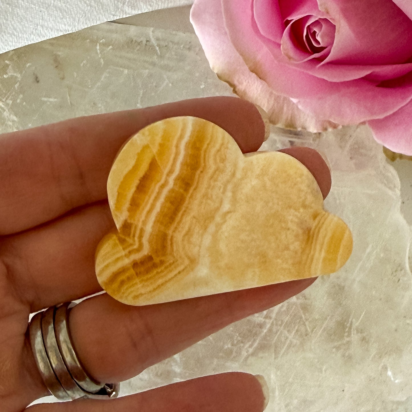 Orange Calcite Cloud #1372