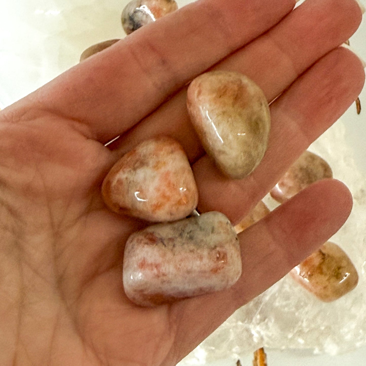 Sunstone Tumble Stone-Happily Zen