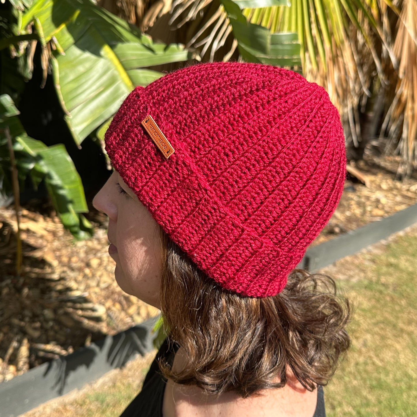 Pure Wool Beanie #1049-Happily Zen