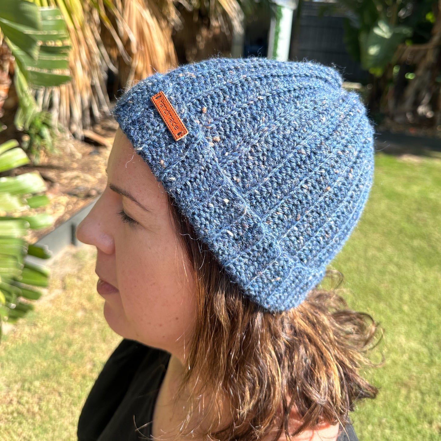 Pure Wool Beanie #1050-Happily Zen