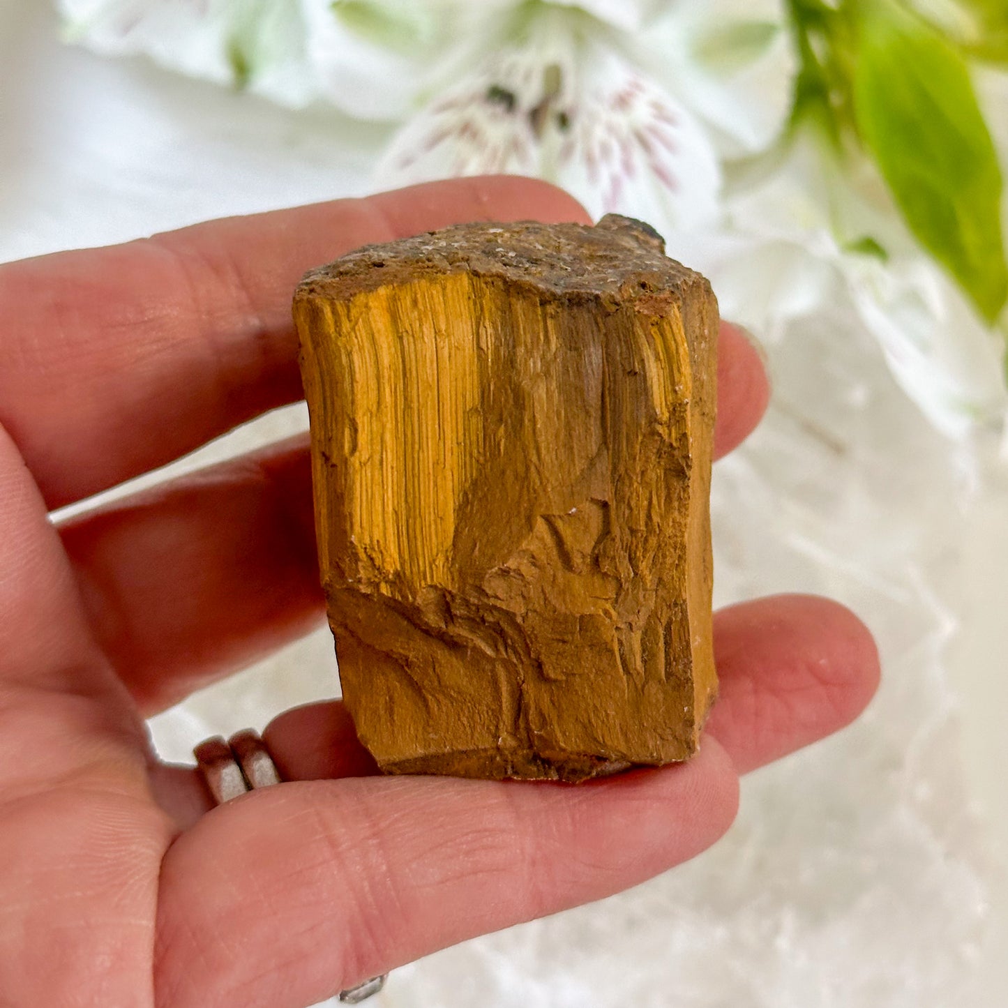 Raw Tigers Eye #1038-Happily Zen