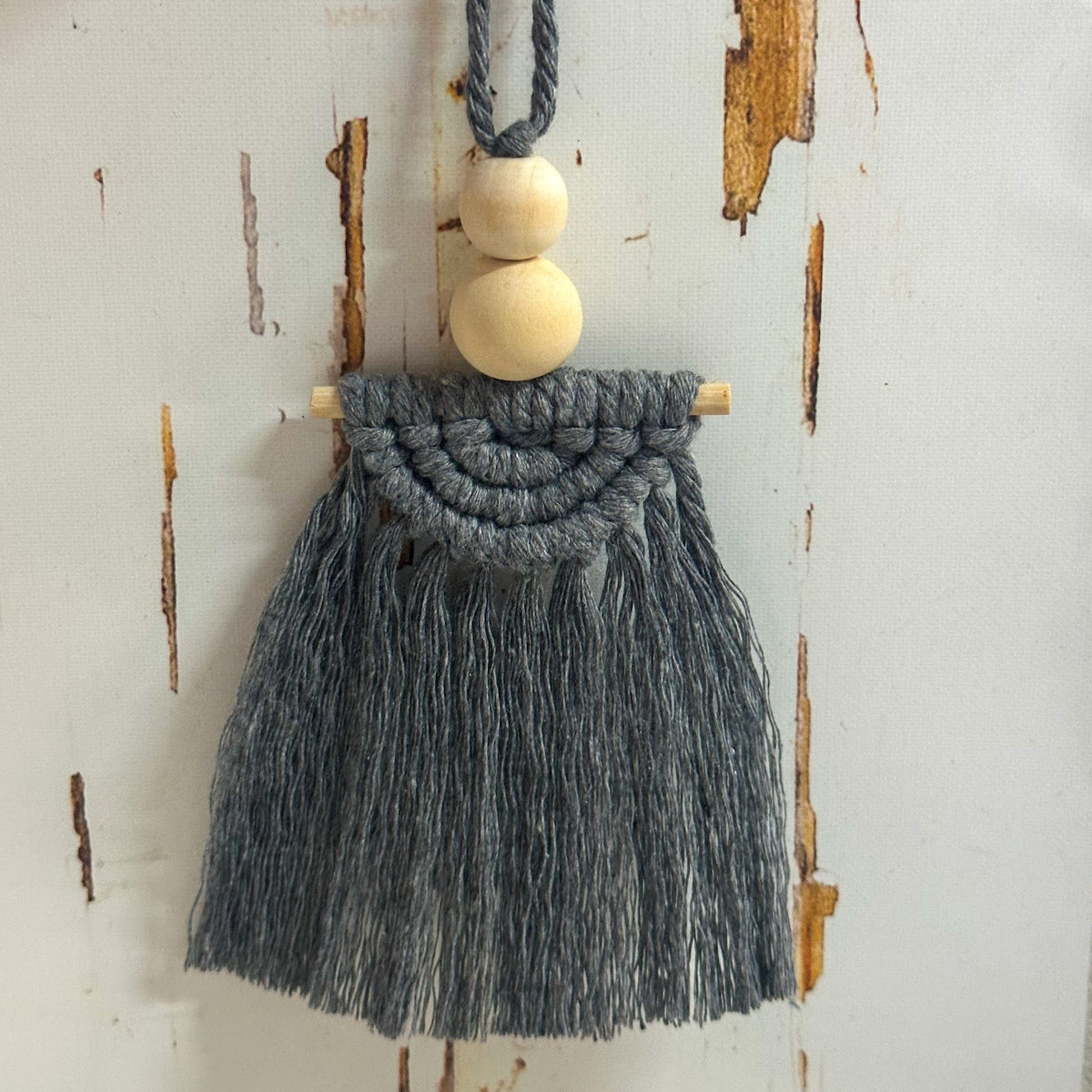 Macramé Essential Oil Diffuser #683-Happily Zen