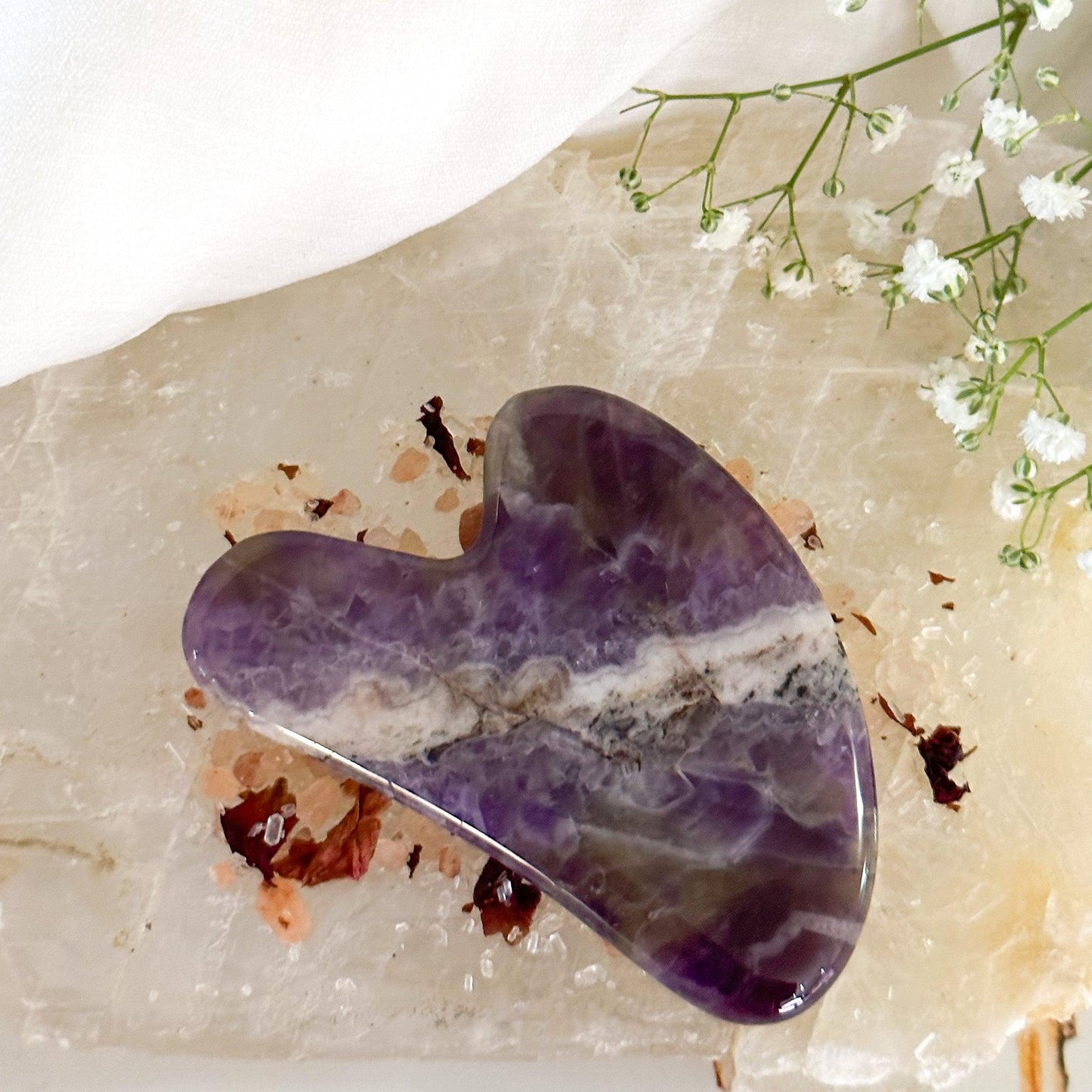 Amethyst Gua Sha-Happily Zen