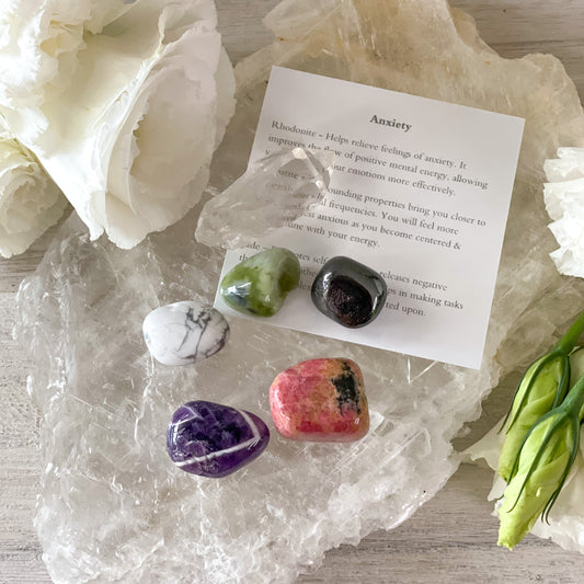 Anxiety Crystal Kit-Happily Zen