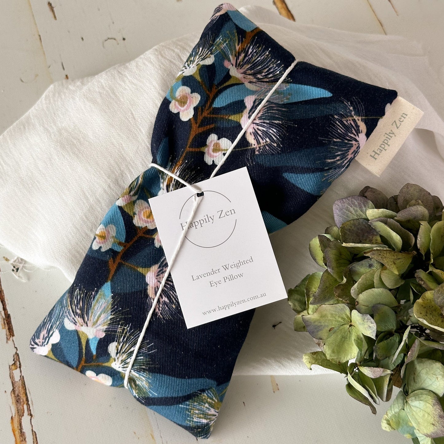 Aromatherapy Weighted Eye Pillow #763-Happily Zen