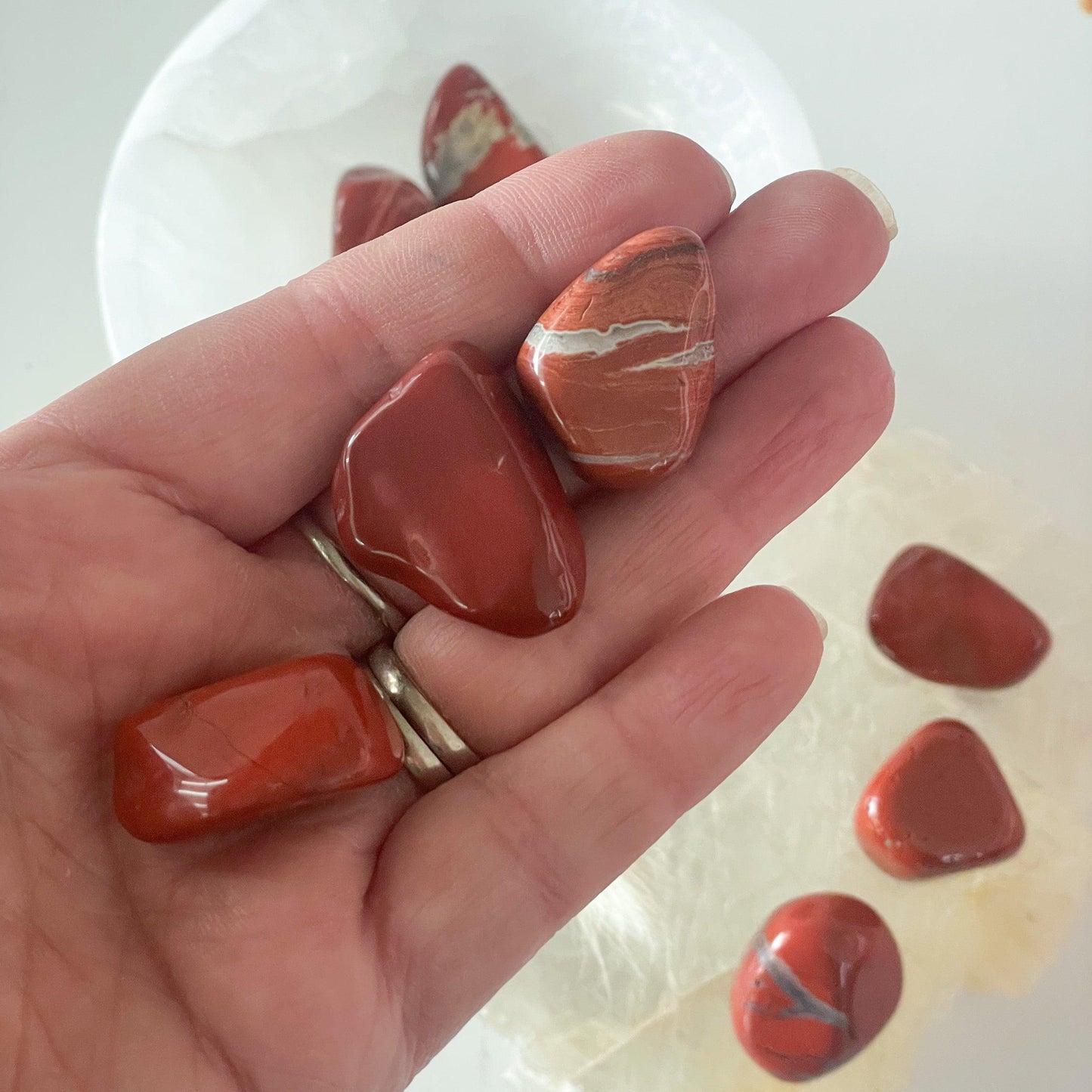 Brecciated Jasper Tumble Stone-Happily Zen