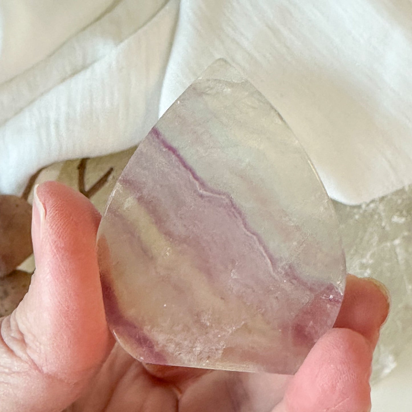 Candy Fluorite Freeform #947-Happily Zen