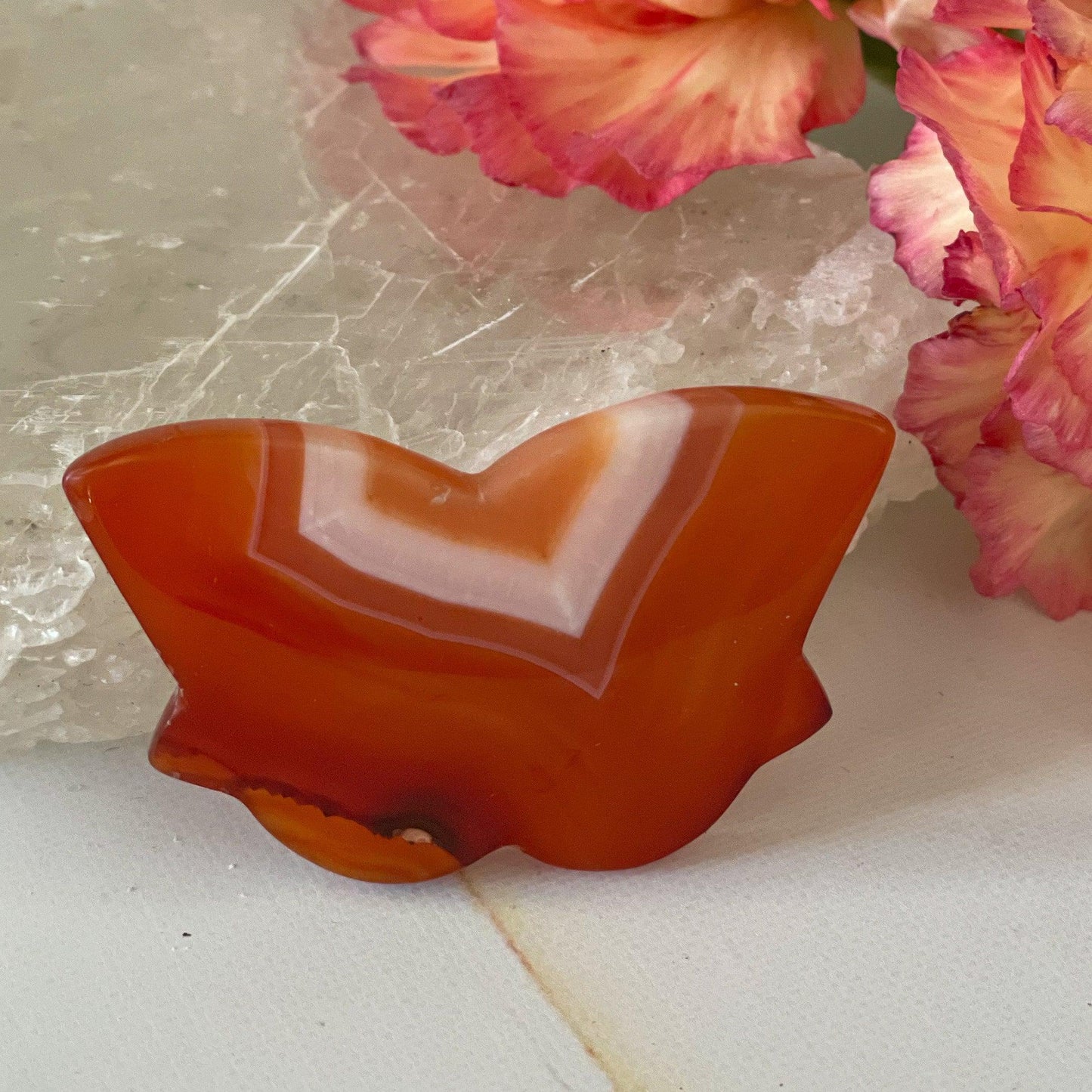 Carnelian Butterfly #48-Happily Zen