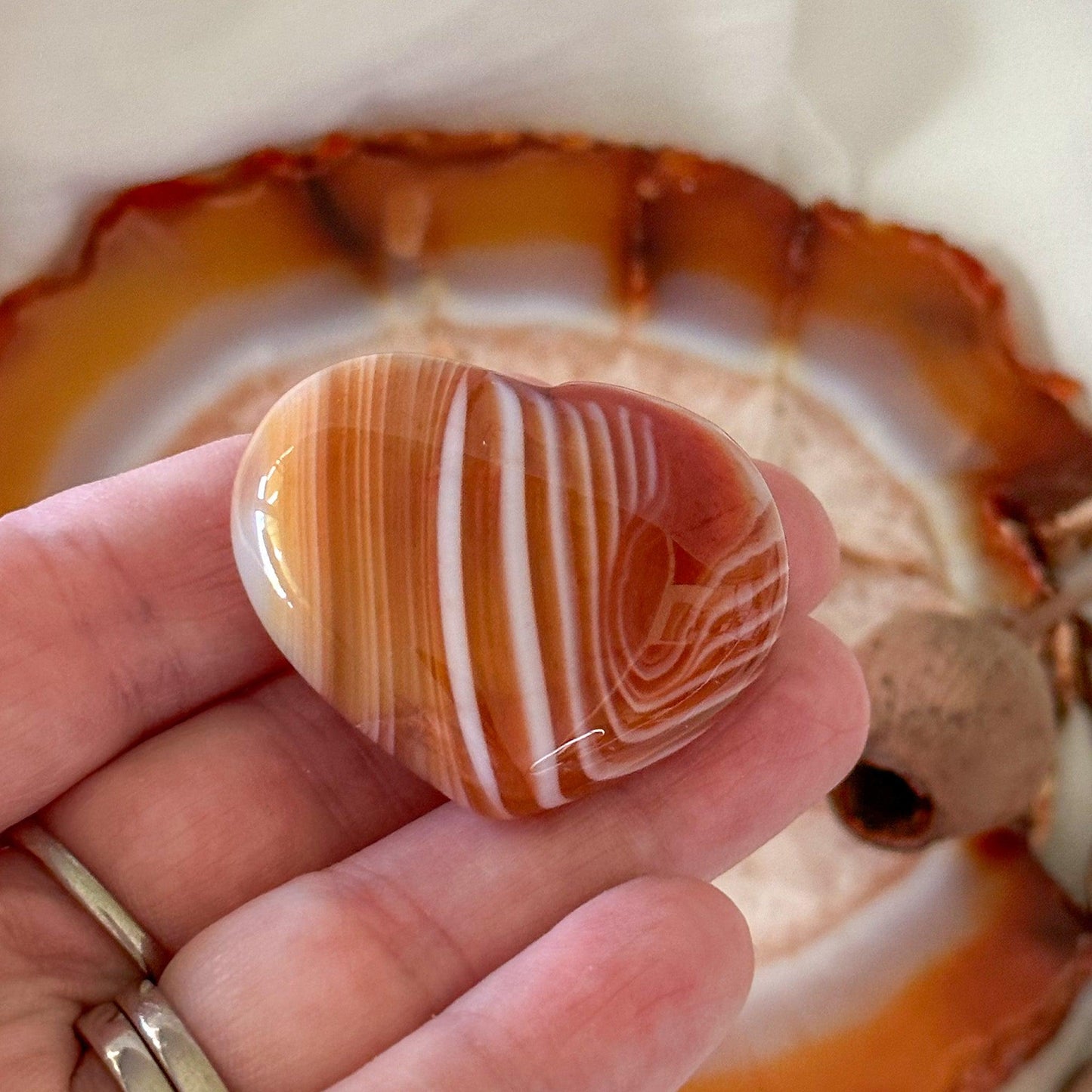 Carnelian Heart #666-Happily Zen