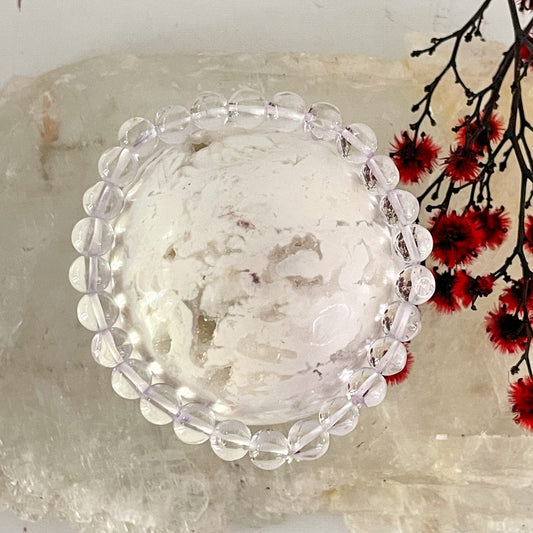Clear Quartz Bracelet-Happily Zen