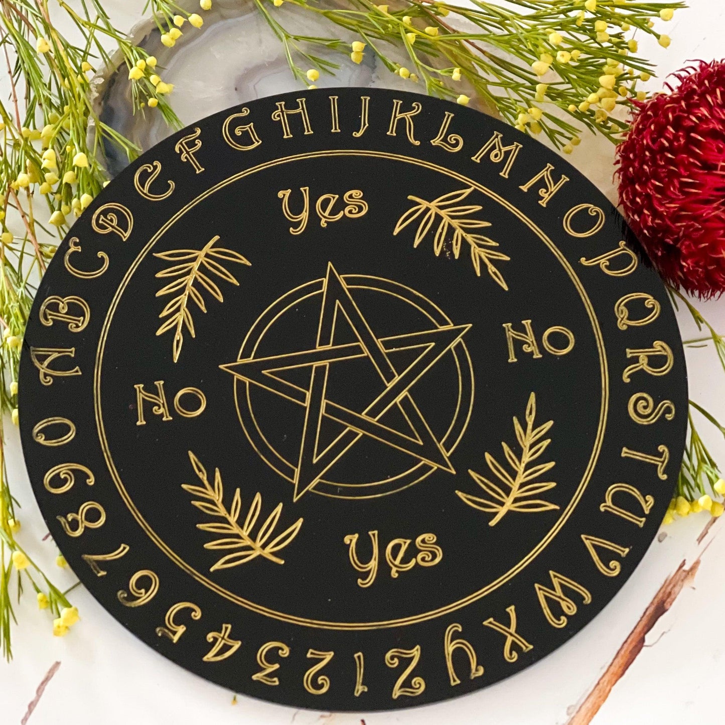 Divination Pendulum Board #300-Happily Zen