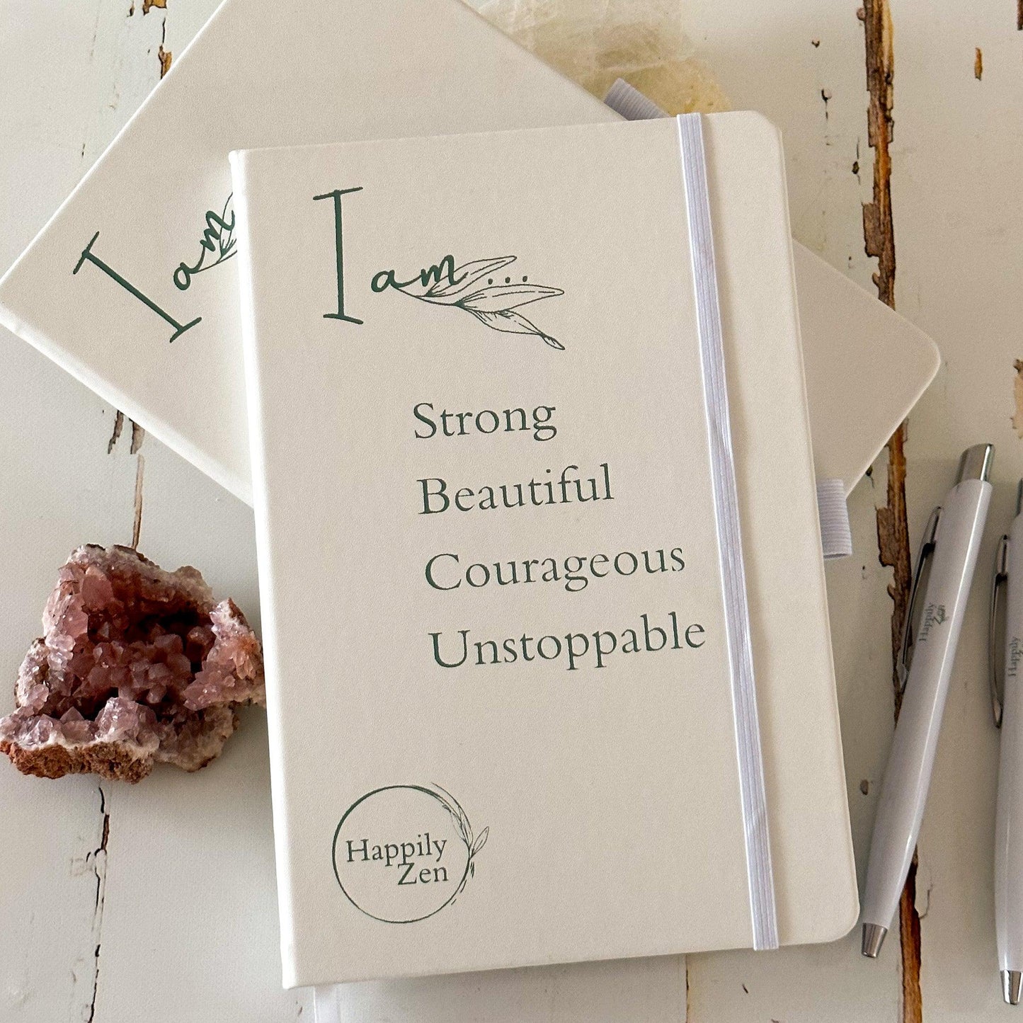 Empowerment Notebook and Pen-Happily Zen