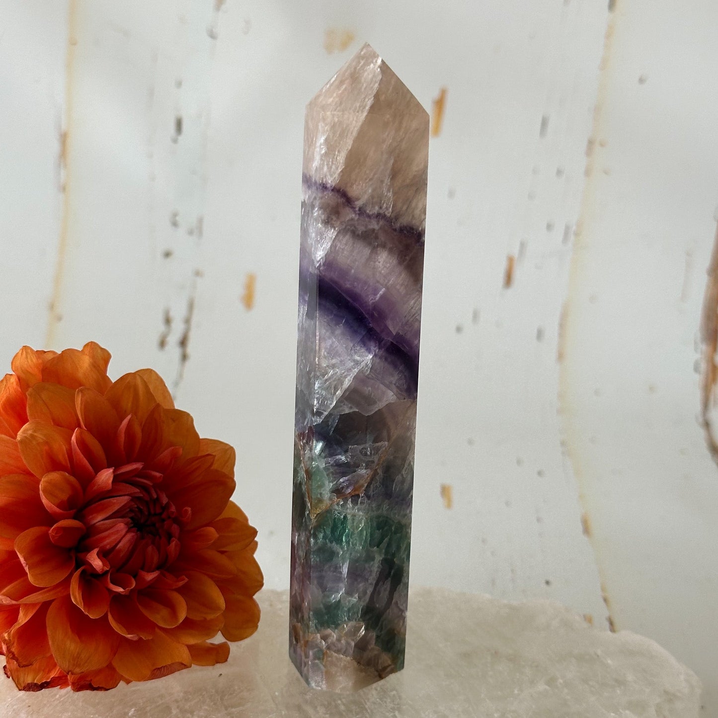 Fluorite Tower #736-Happily Zen