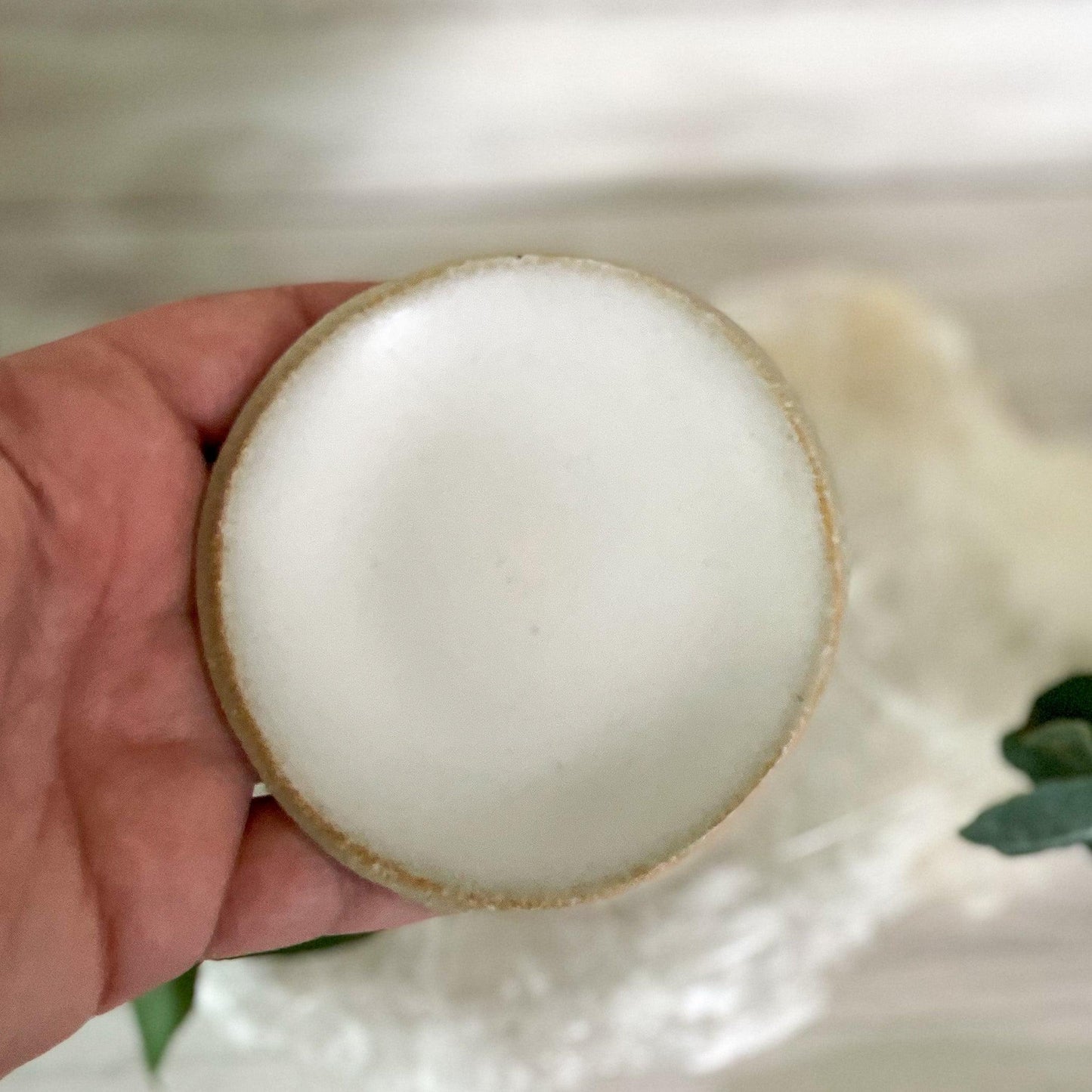 Flux Creation White Plate #128-Happily Zen