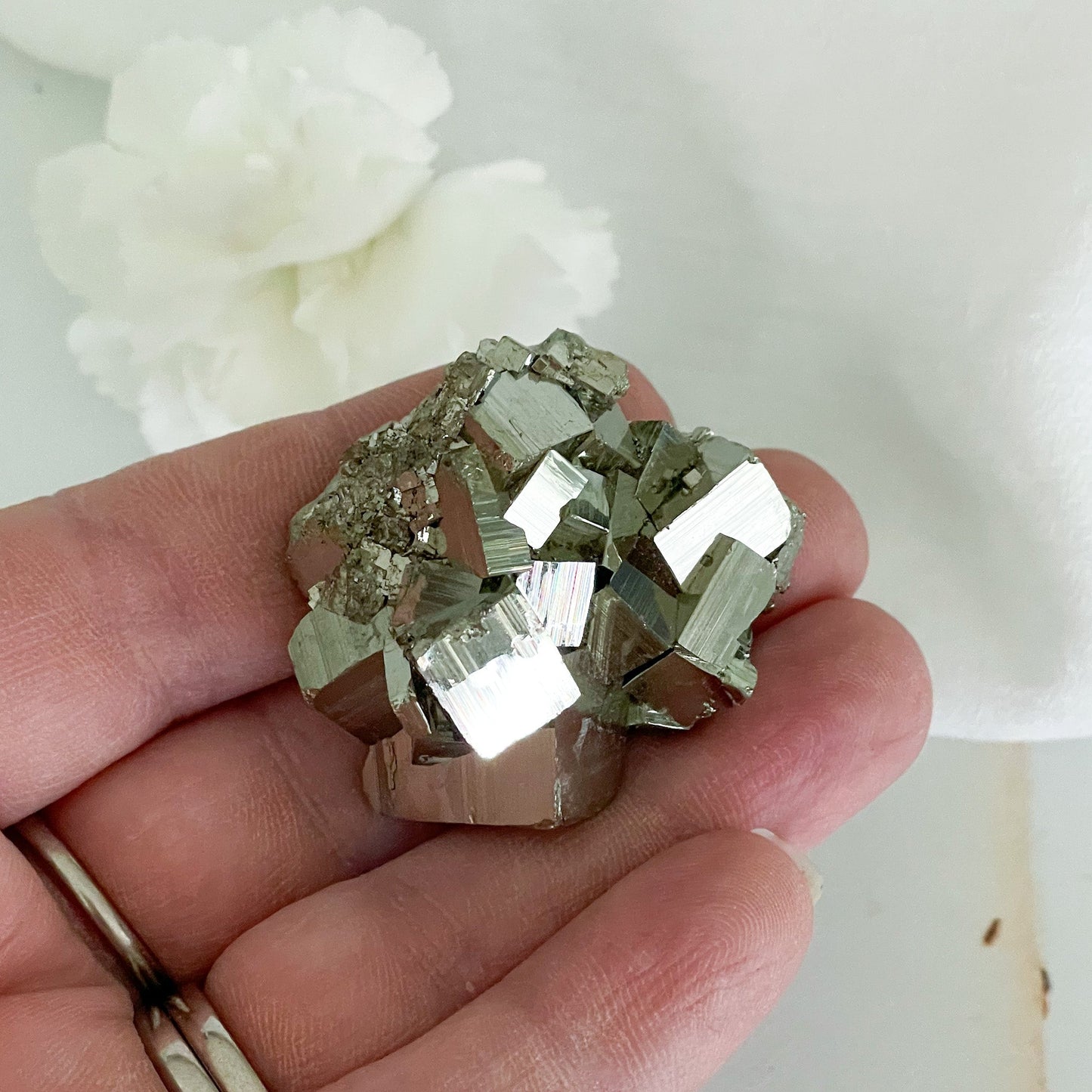 Freeform Pyrite #491-Happily Zen