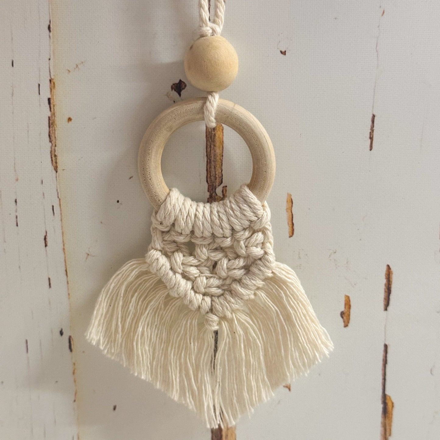 Macramé Essential Oil Diffuser #675-Happily Zen