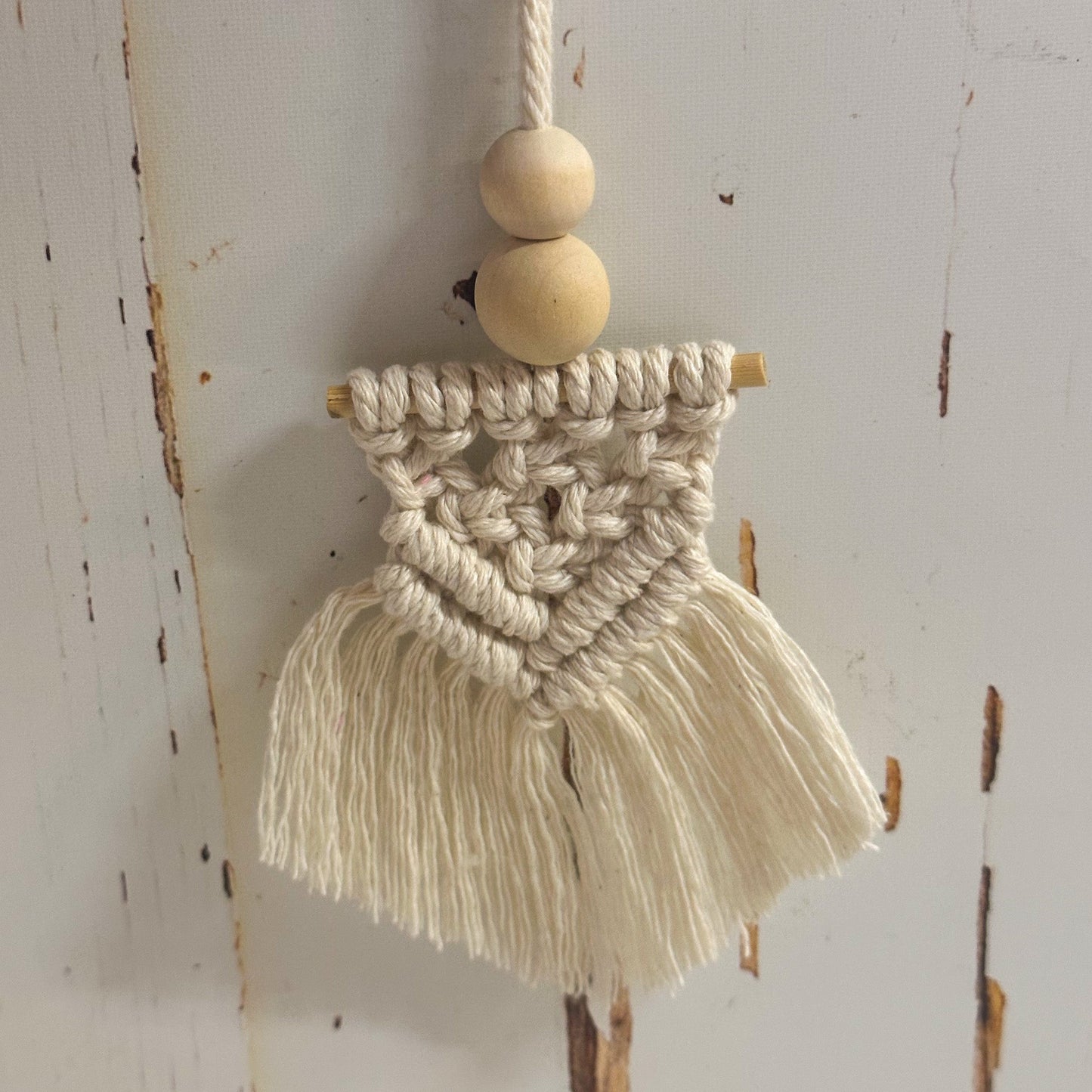 Macramé Essential Oil Diffuser #676-Happily Zen