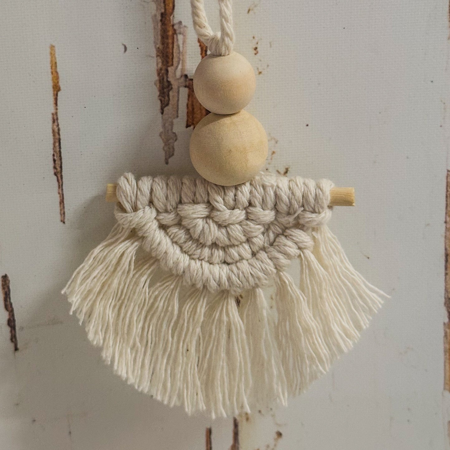 Macramé Essential Oil Diffuser #677-Happily Zen
