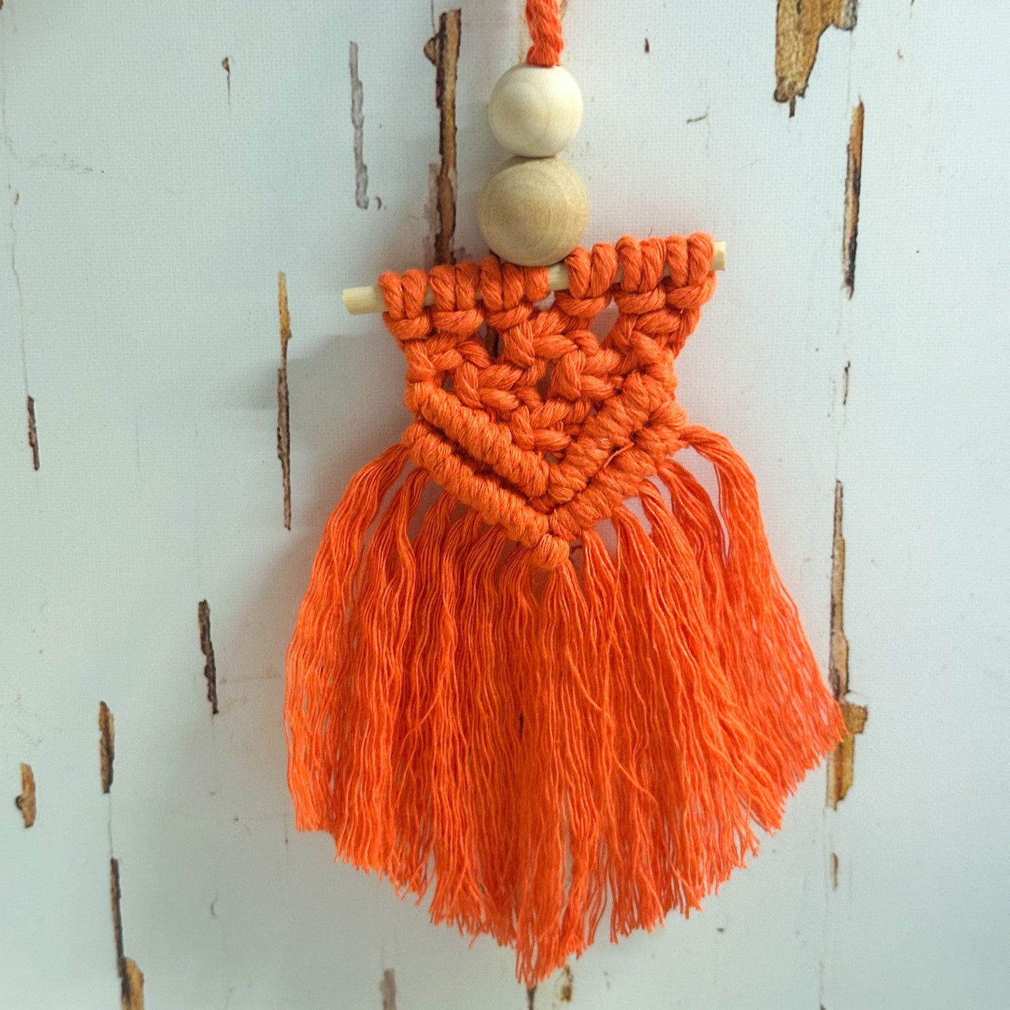 Macramé Essential Oil Diffuser #680-Happily Zen