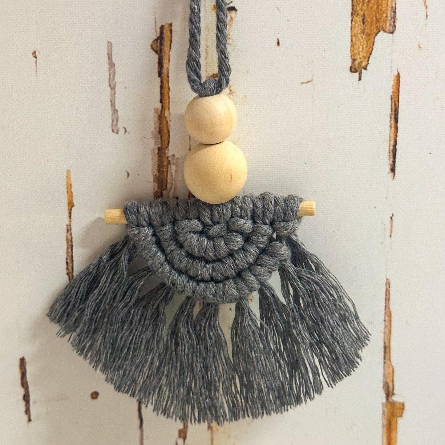 Macramé Essential Oil Diffuser #682-Happily Zen