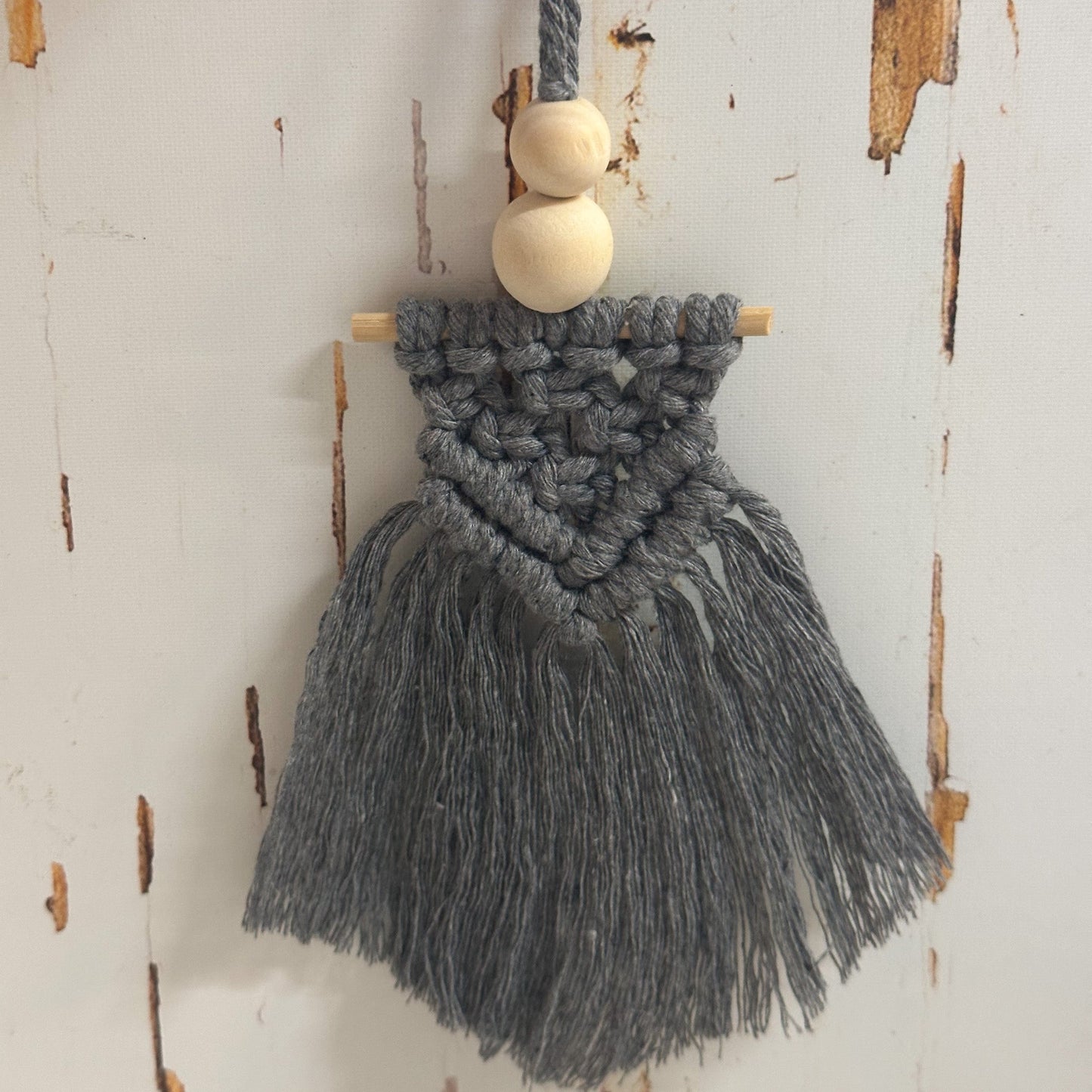 Macramé Essential Oil Diffuser #684-Happily Zen