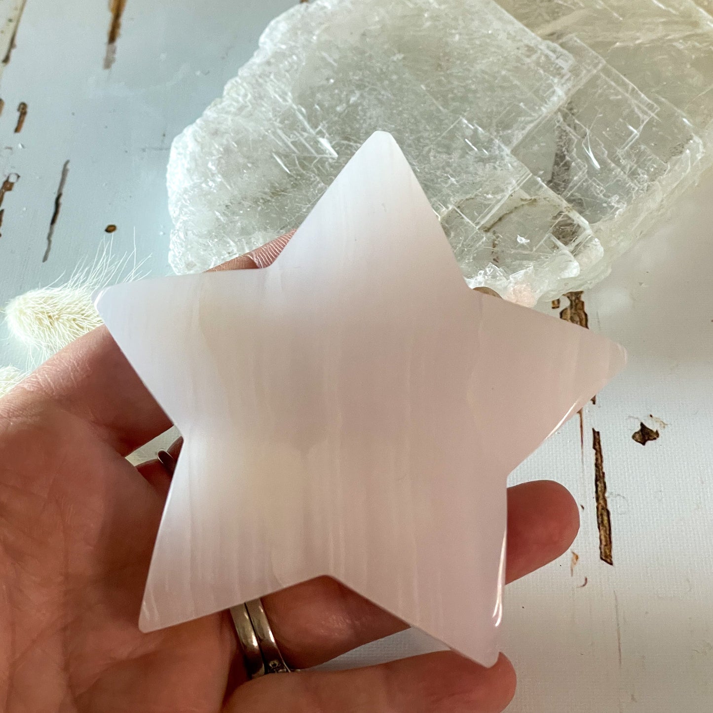 Mangano Calcite Star #463-Happily Zen