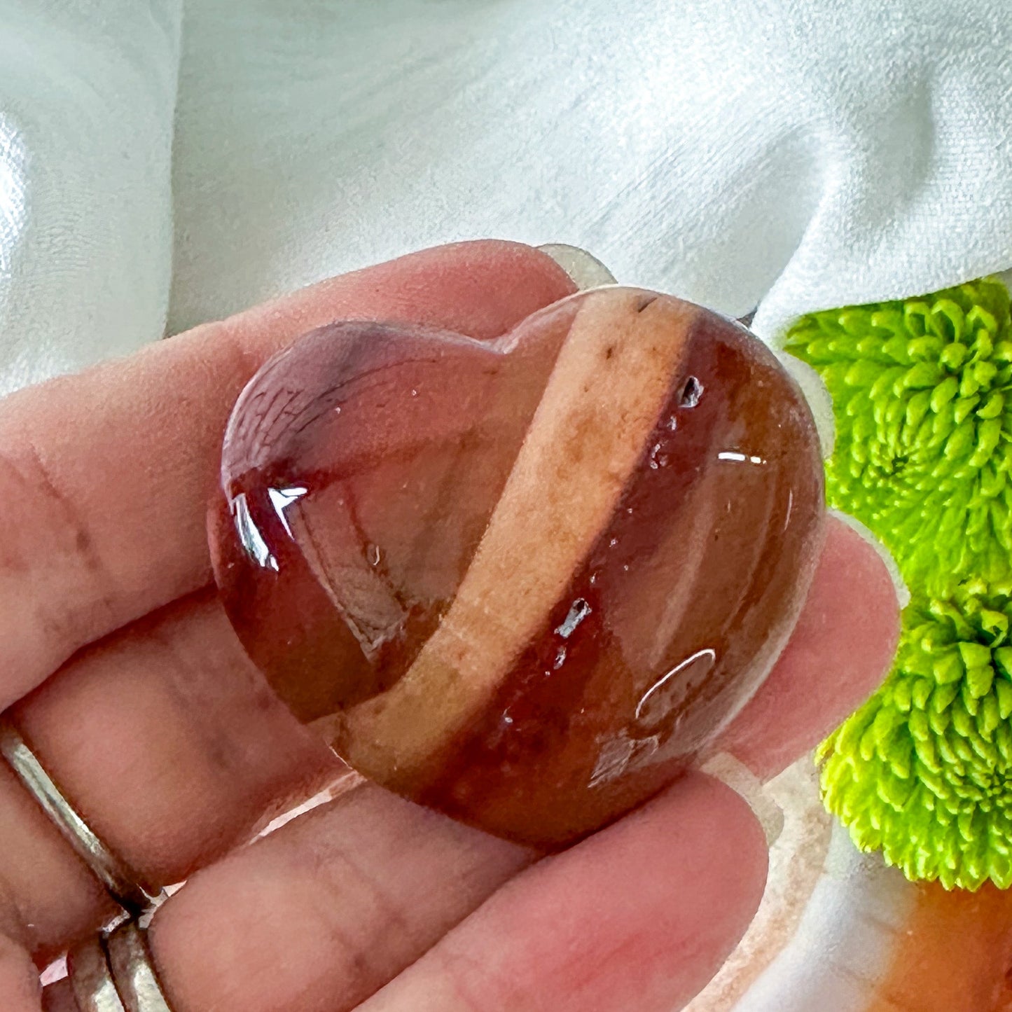 Mookaite Heart #822-Happily Zen