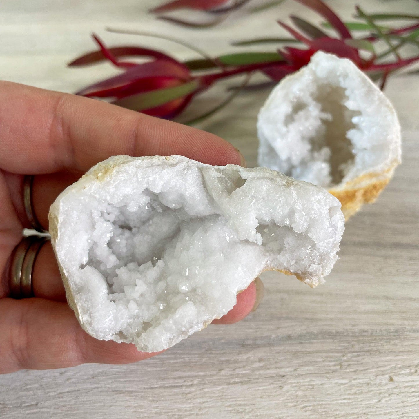 Moroccan Quartz Geode Pair #168-Happily Zen