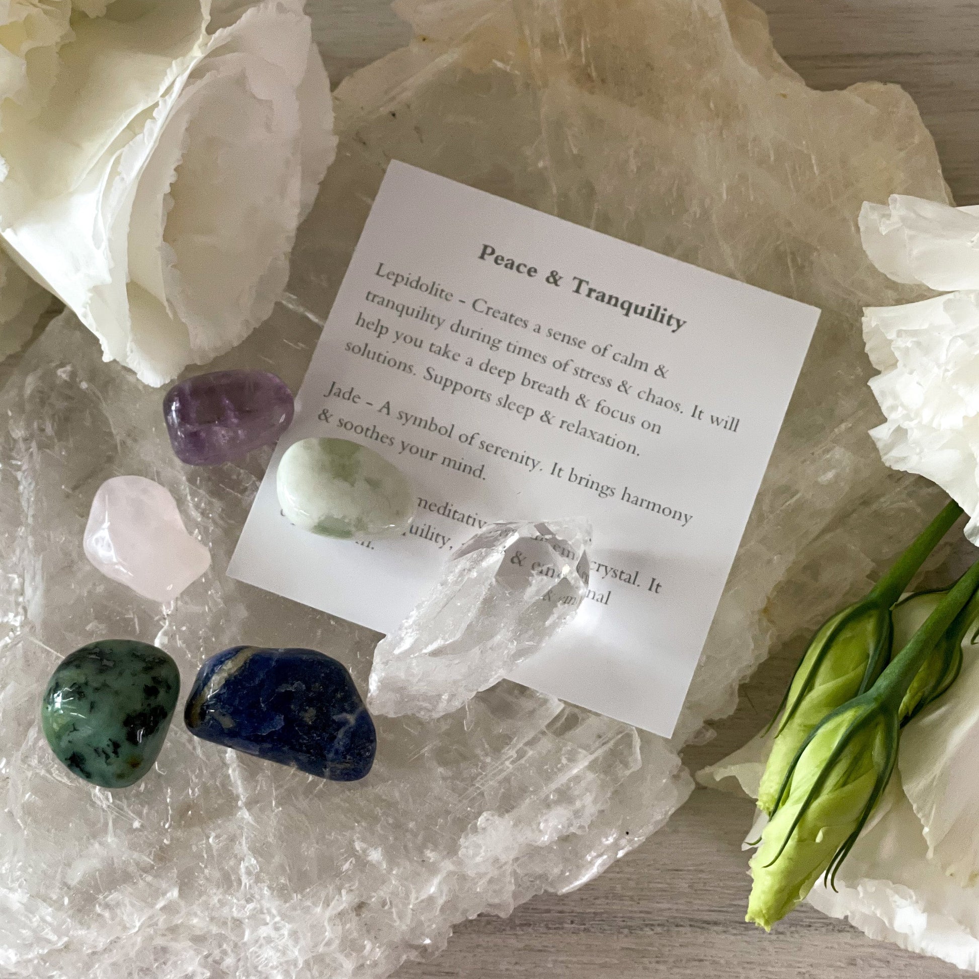 Peace & Tranquility Crystal Kit-Happily Zen