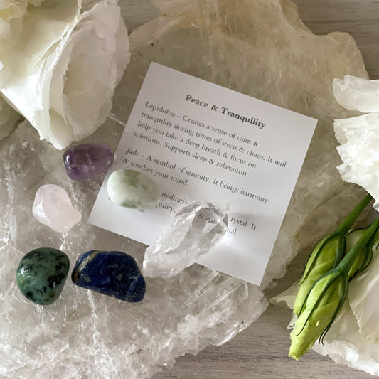 Peace & Tranquility Crystal Kit-Happily Zen