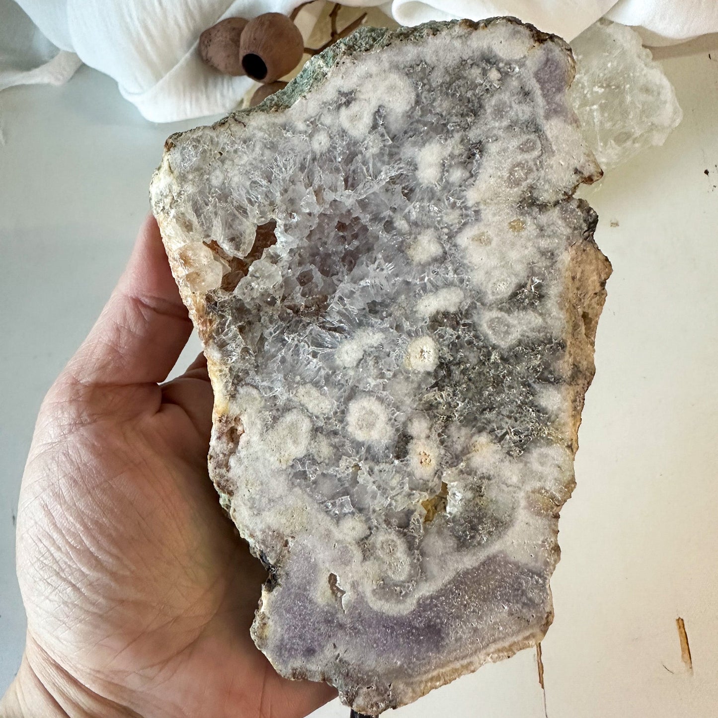 Pink Amethyst Freeform #848-Happily Zen