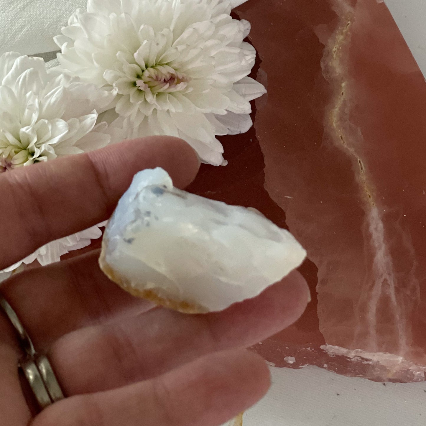 Raw Agate Opal #380-Happily Zen