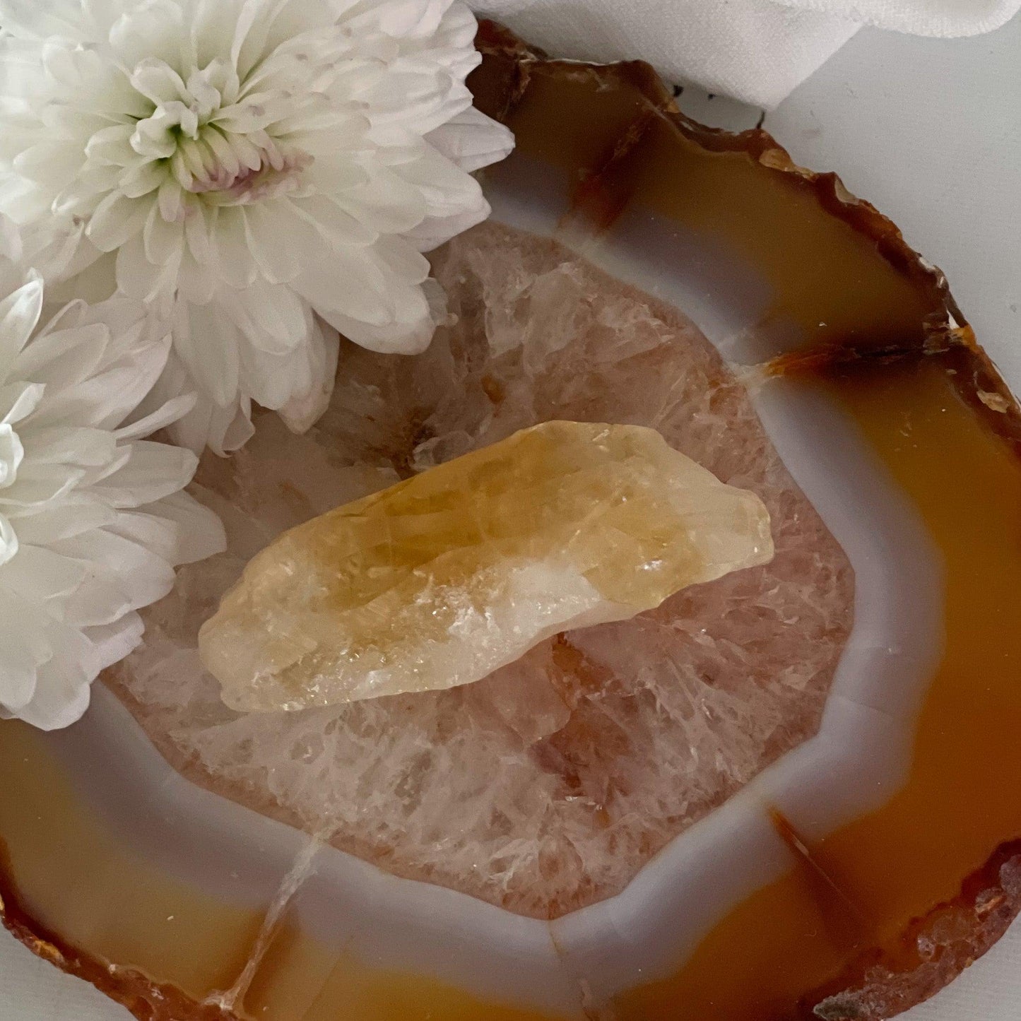 Raw Citrine #389-Happily Zen