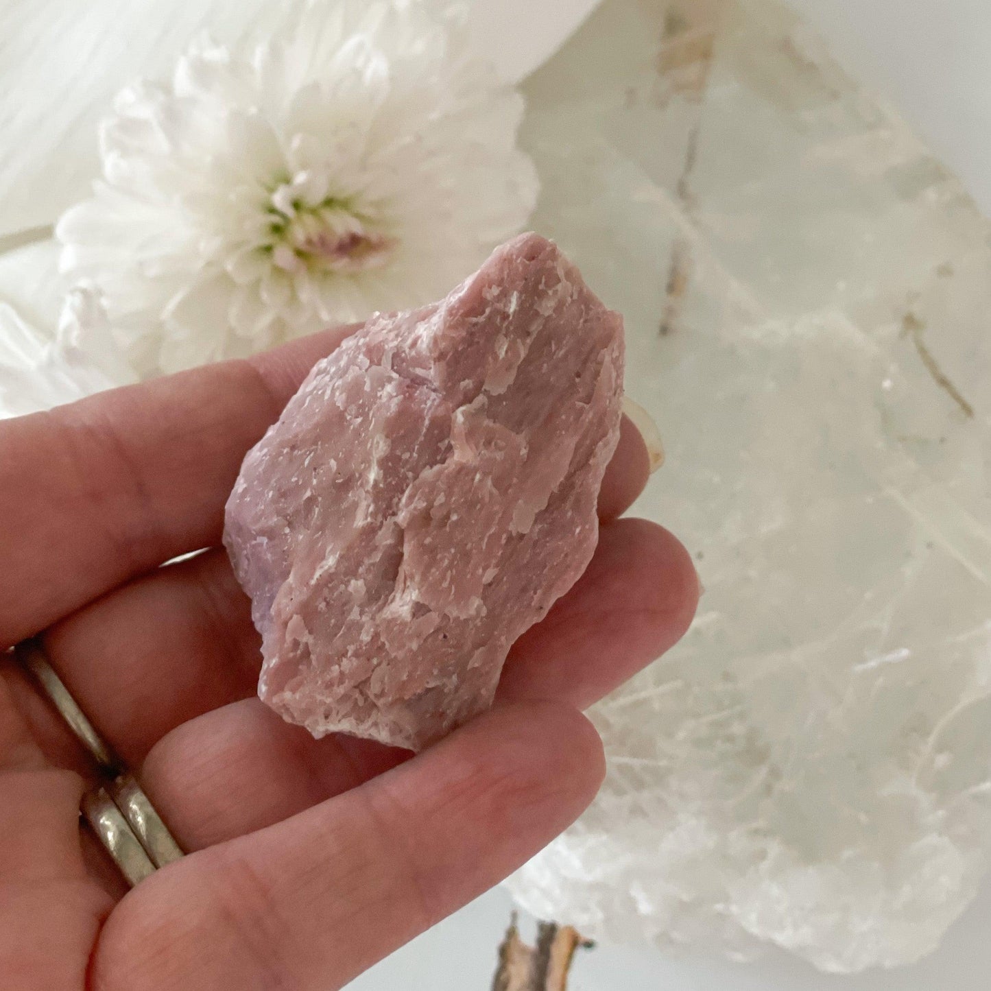 Raw Pink Jasper #354-Happily Zen