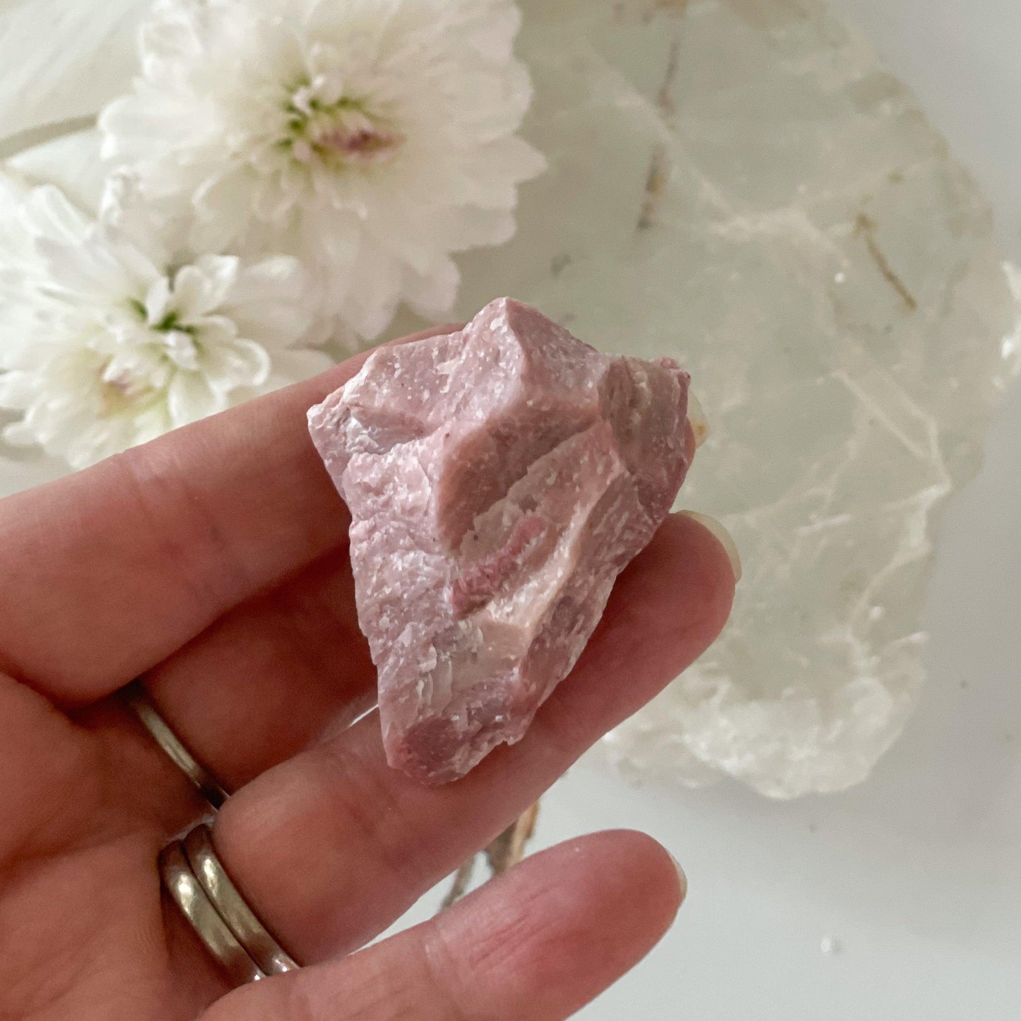 Raw Pink Jasper #356-Happily Zen